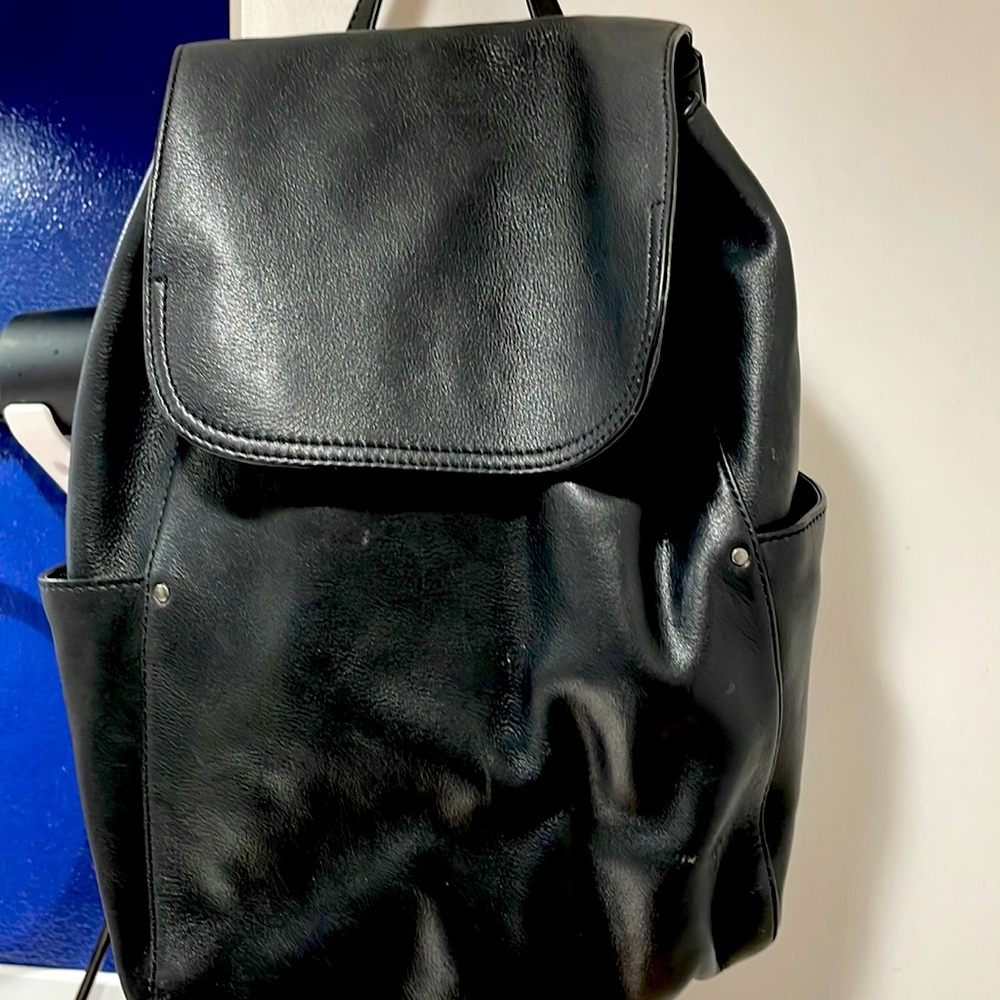 Frye backpack purse with magnet closure